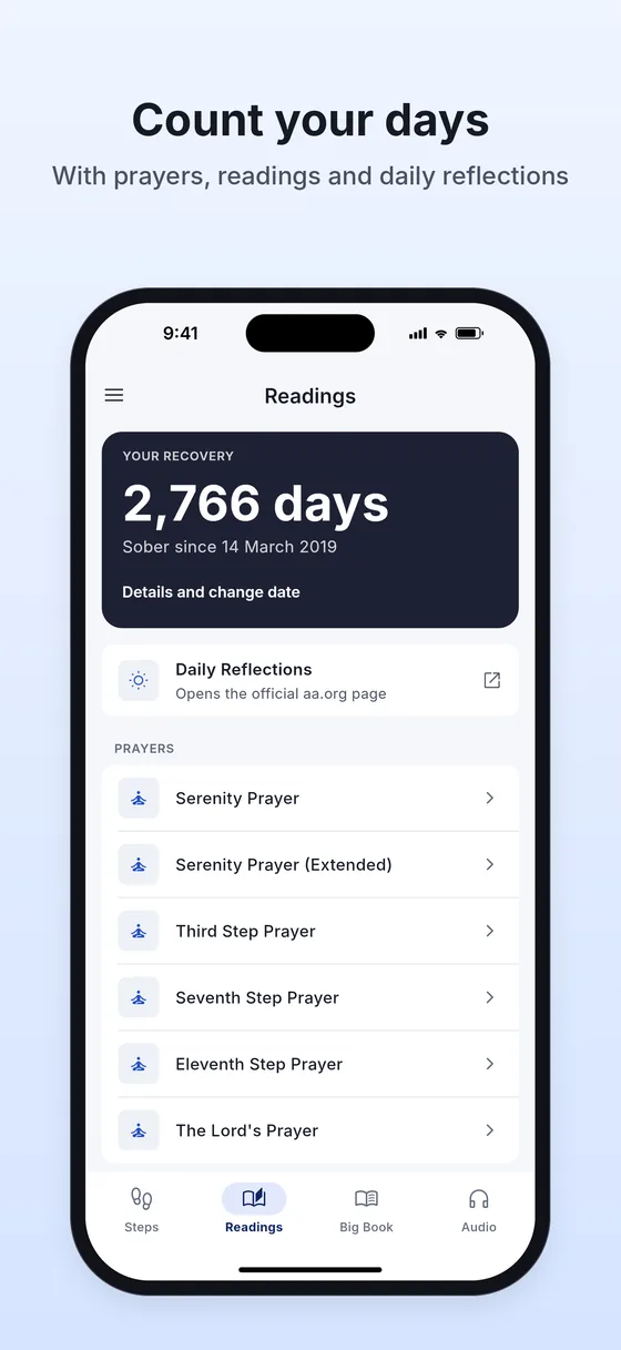 Count your days, with prayers, readings and daily reflections